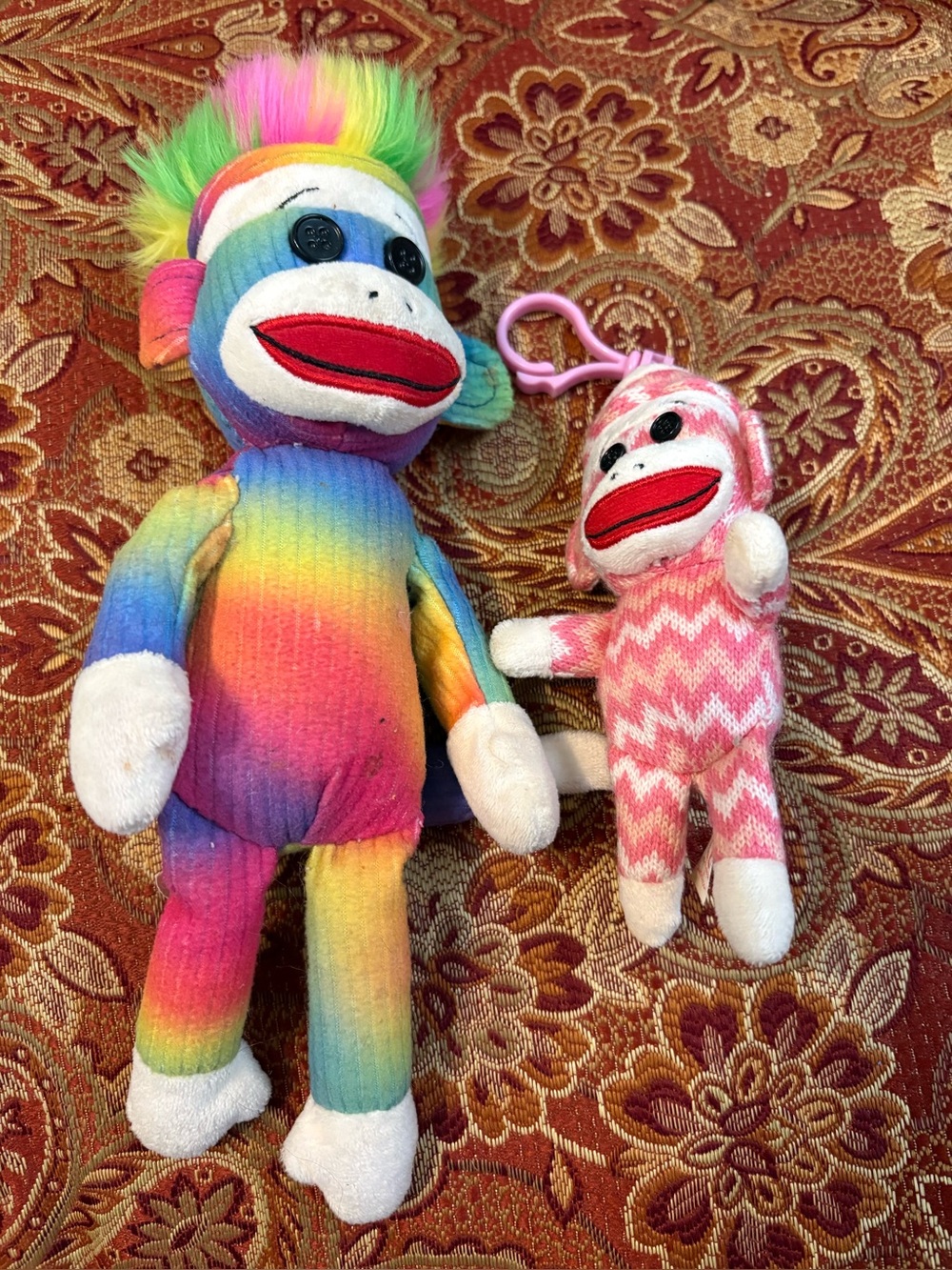 2012 Ty sock monkey beanie buddies
